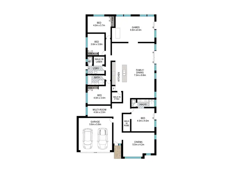 Floorplan of Homely house listing, 46 Bourne Loop, Stratham WA 6237