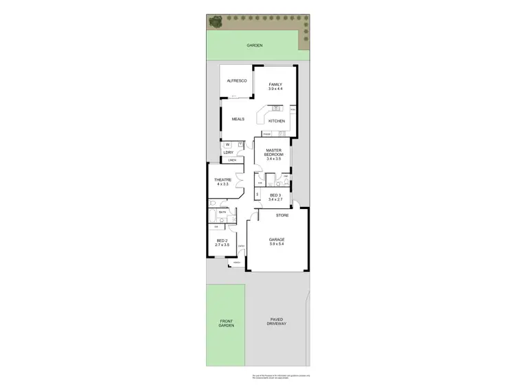 Floorplan of Homely house listing, 17A Waminda Way, Landsdale WA 6065