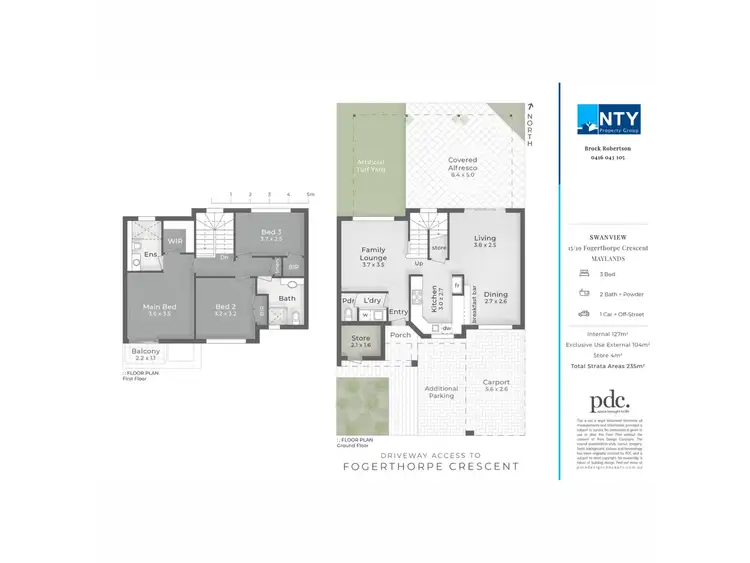 Floorplan of Homely townhouse listing, 15/19 Fogerthorpe Crescent, Maylands WA 6051
