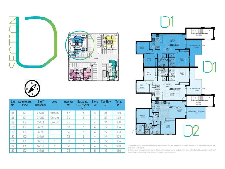 Floorplan of Homely apartment listing, Lot 32, 207/23 Clapham Street, Beckenham WA 6107