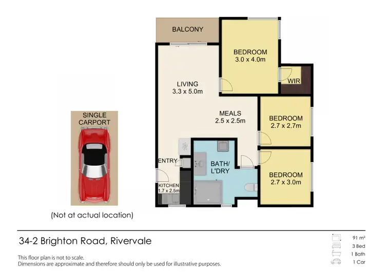 Floorplan of Homely unit listing, 34/2 Brighton Road, Rivervale WA 6103