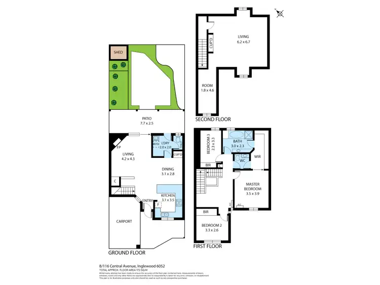 Floorplan of Homely house listing, 8/116 Central Avenue, Inglewood WA 6052