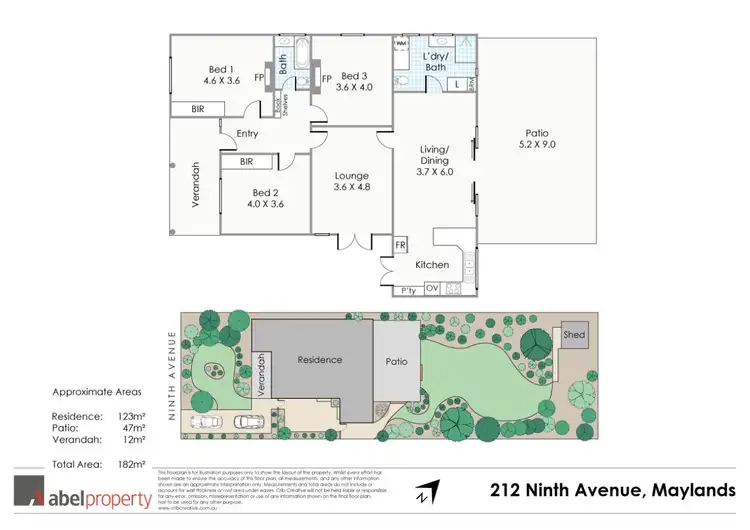 Floorplan of Homely house listing, 212 Ninth Avenue, Inglewood WA 6052