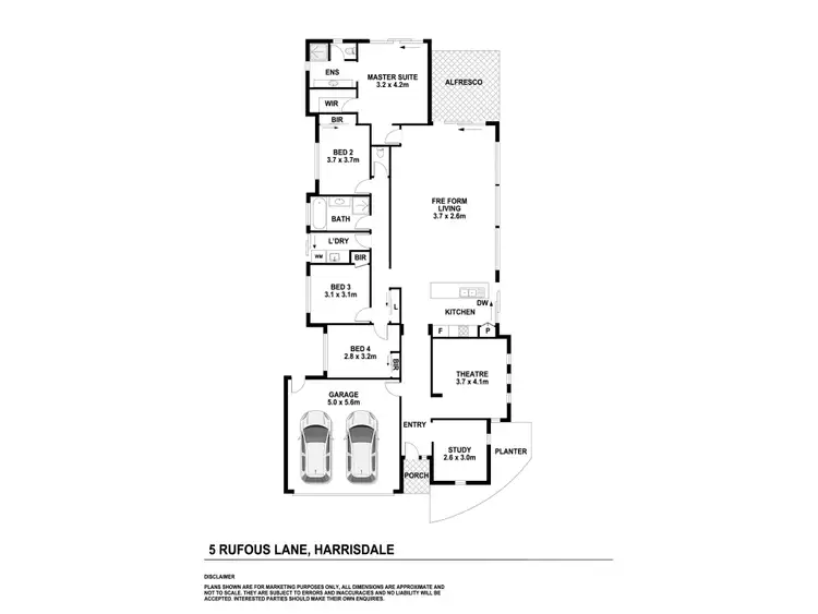 Floorplan of Homely house listing, 5 Rufous Lane, Harrisdale WA 6112