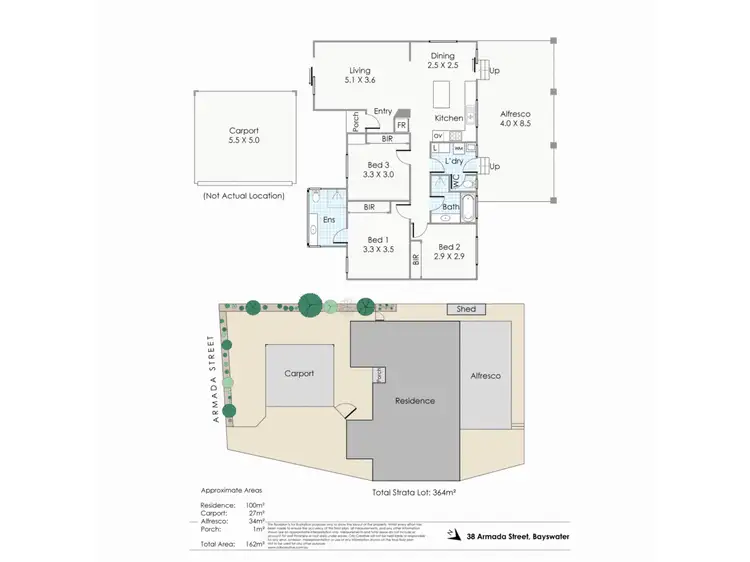 Floorplan of Homely house listing, 38 Armada Street, Bayswater WA 6053