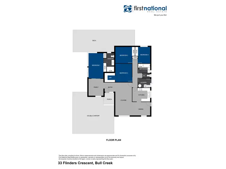 Floorplan of Homely house listing, 33 Flinders Crescent, Bull Creek WA 6149