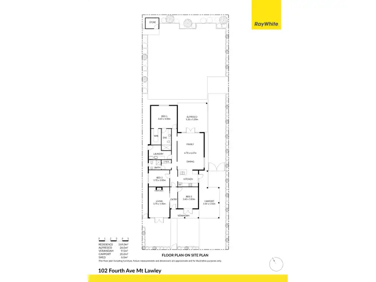 Floorplan of Homely house listing, 102 Fourth Avenue, Mount Lawley WA 6050