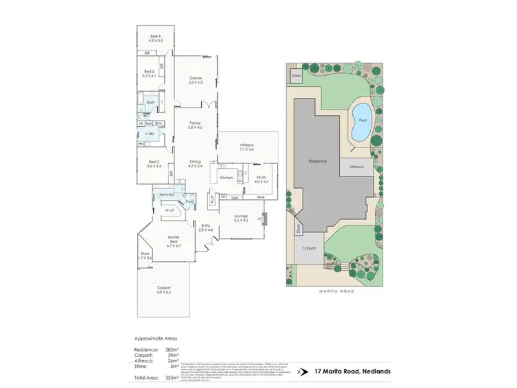 Floorplan of Homely house listing, 17 MARITA ROAD, Nedlands WA 6009