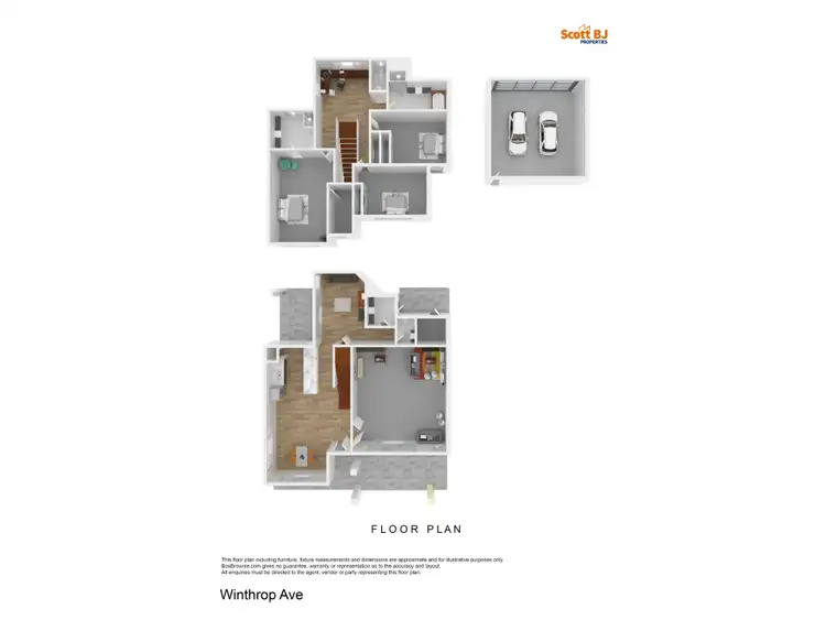Floorplan of Homely house listing, 91A Ferdinand Lane, Nedlands WA 6009