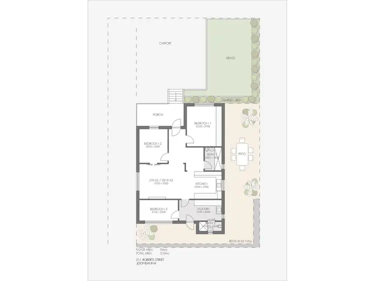 Floorplan of Homely house listing, 211 Roberts Street, Joondanna WA 6060