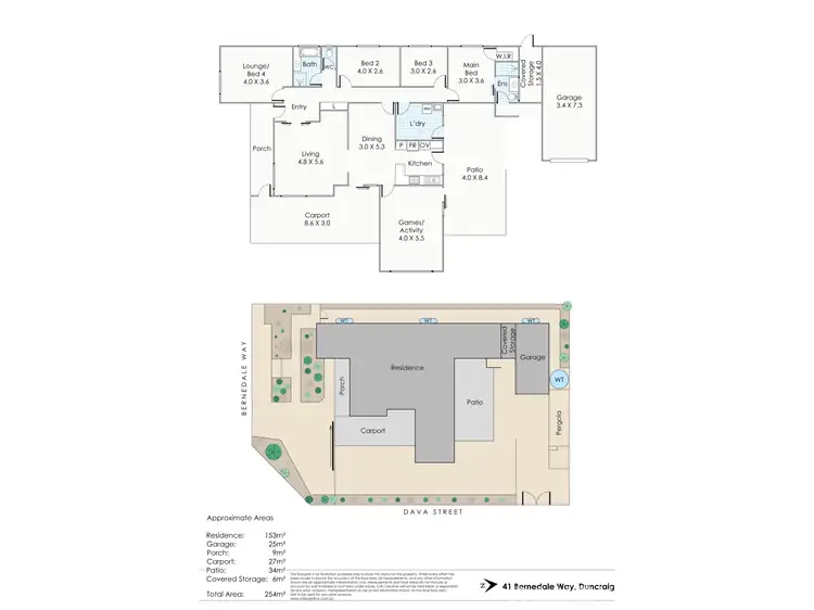Floorplan of Homely house listing, 41 Bernedale Way, Duncraig WA 6023