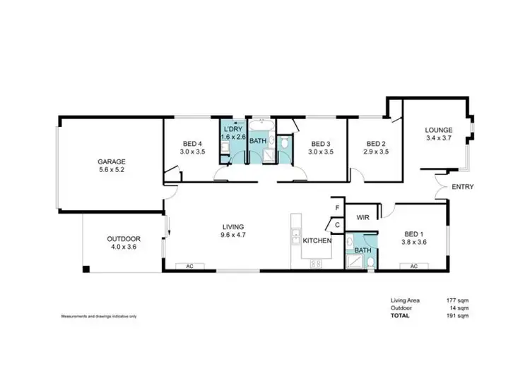 Floorplan of Homely house listing, 46 Sandgate Boulevard, Baldivis WA 6171