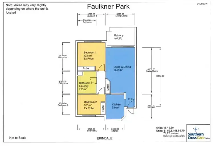Floorplan of Homely villa listing, 71/39 Elizabeth Street, Cloverdale WA 6105