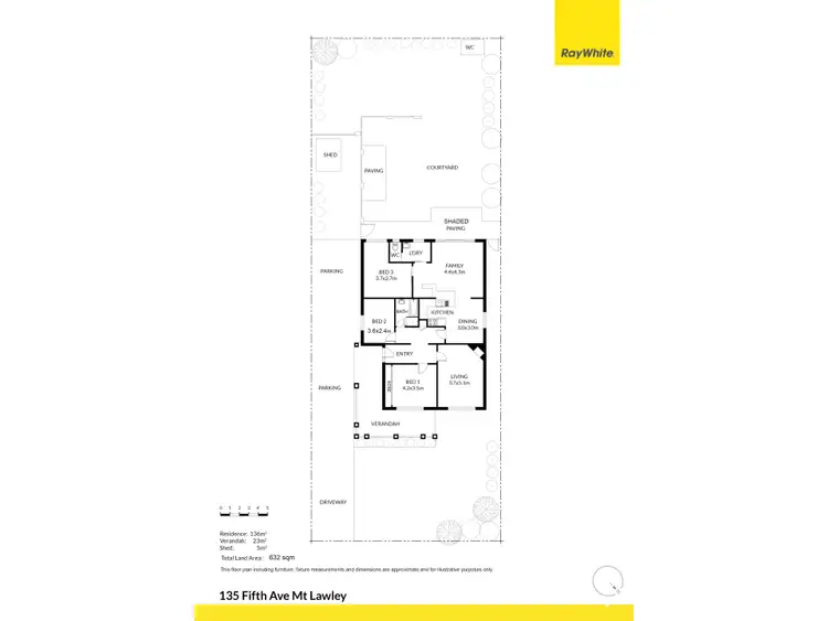 Floorplan of Homely house listing, 135 Fifth Avenue, Mount Lawley WA 6050