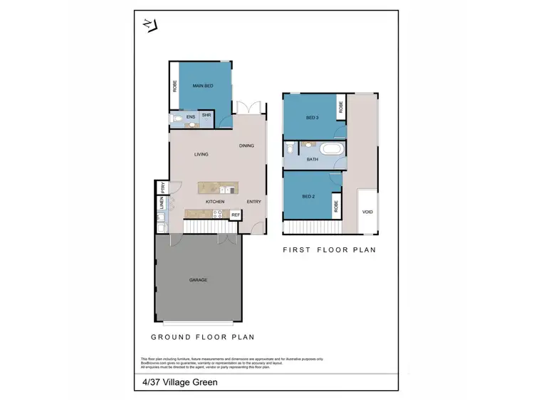 Floorplan of Homely villa listing, 4/37 Village Green, Margaret River WA 6285