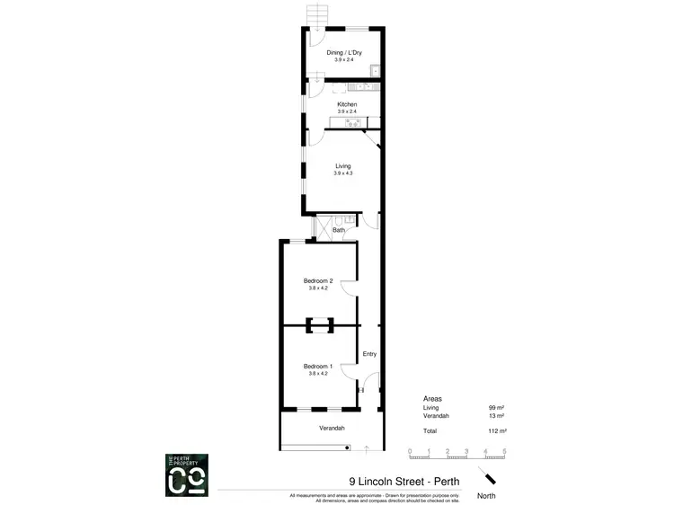 Floorplan of Homely house listing, 9 Lincoln Street, Perth WA 6000