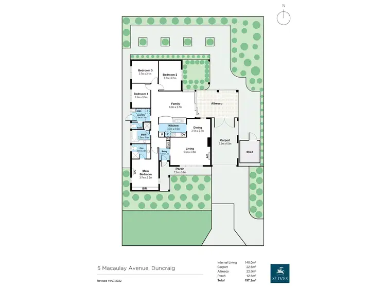 Floorplan of Homely house listing, 5 Macaulay Avenue, Duncraig WA 6023