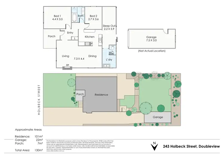 Floorplan of Homely house listing, 243 Holbeck Street, Doubleview WA 6018