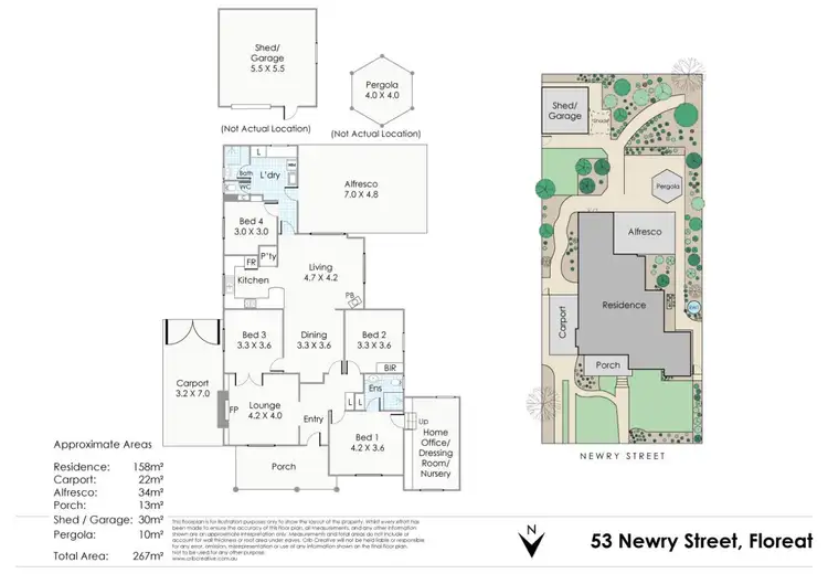 Floorplan of Homely house listing, 53 Newry Street, Floreat WA 6014
