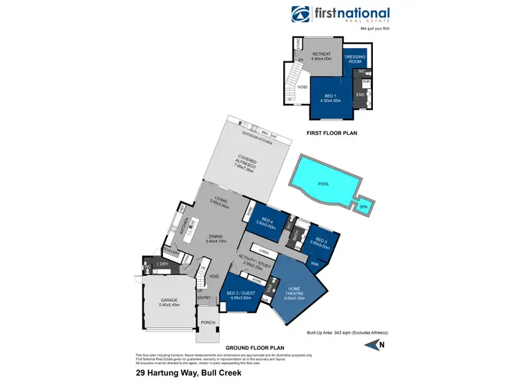 Floorplan of Homely house listing, 29 Hartung Way, Bull Creek WA 6149