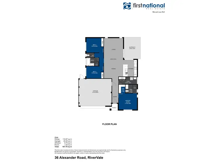Floorplan of Homely house listing, 36 Alexander Road, Rivervale WA 6103