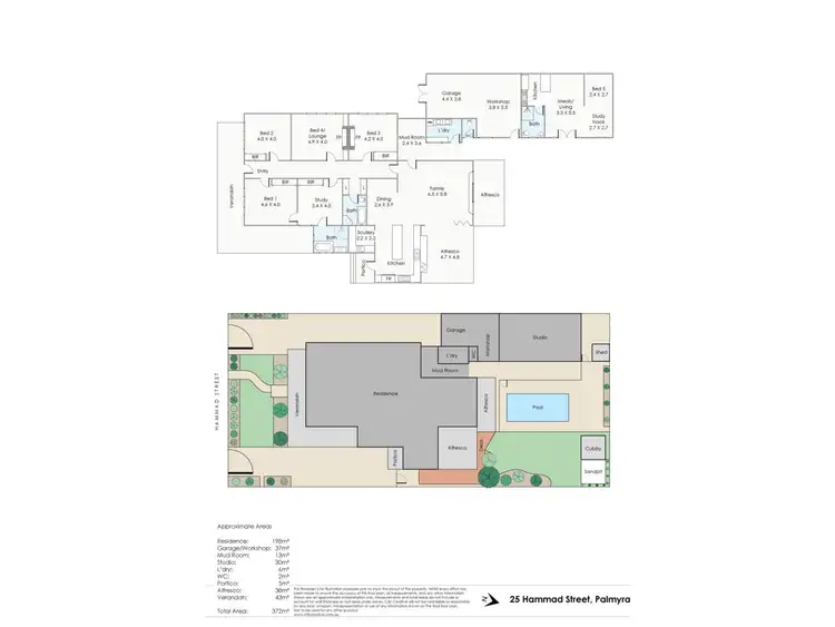 Floorplan of Homely house listing, 25 Hammad Street, Palmyra WA 6157