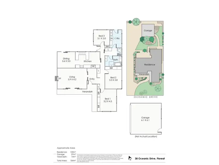 Floorplan of Homely house listing, 38 Oceanic Drive, Floreat WA 6014
