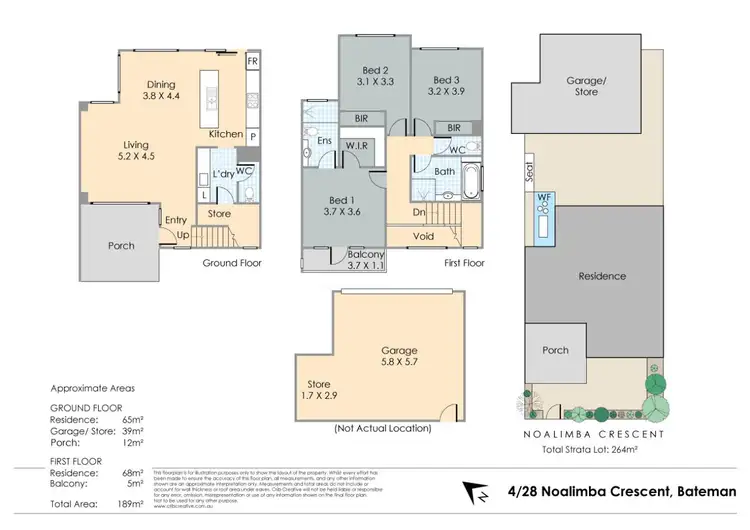 Floorplan of Homely house listing, 4/28 Noalimba Crescent, Bateman WA 6150