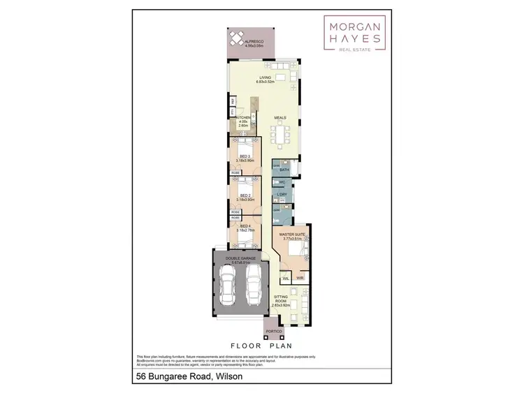 Floorplan of Homely house listing, 56 Bungaree Road, Wilson WA 6107