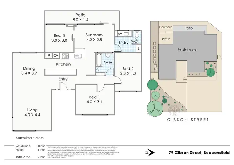 Floorplan of Homely house listing, 79 Gibson Street, Beaconsfield WA 6162