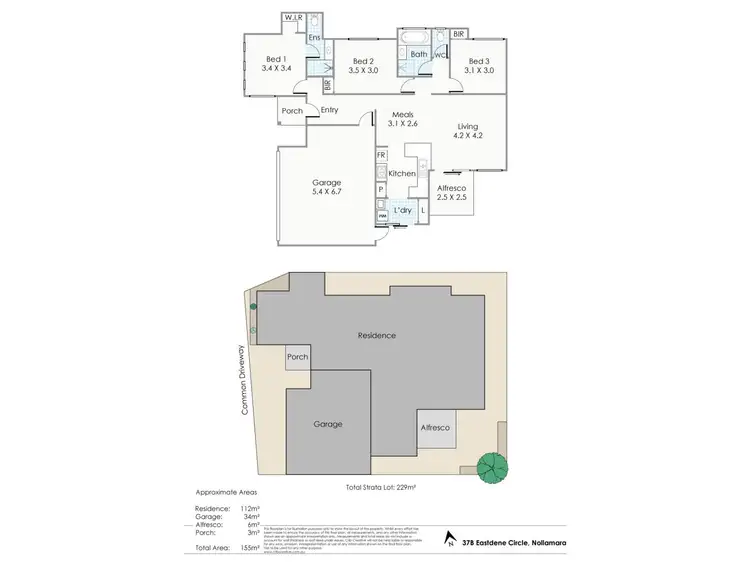 Floorplan of Homely villa listing, 37B Eastdene Circle, Nollamara WA 6061