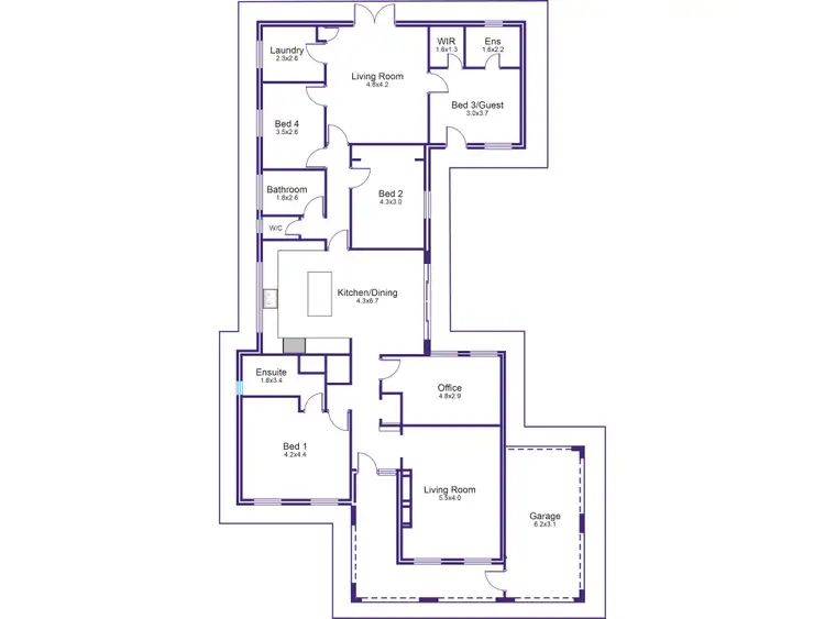 Floorplan of Homely house listing, 40 Urawa Road, Duncraig WA 6023