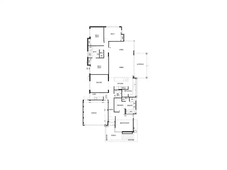 Floorplan of Homely house listing, 10 Kawana Boulevard, Dunsborough WA 6281