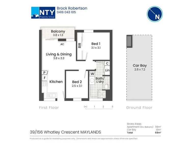 Floorplan of Homely apartment listing, 39/156 Whatley Crescent, Maylands WA 6051