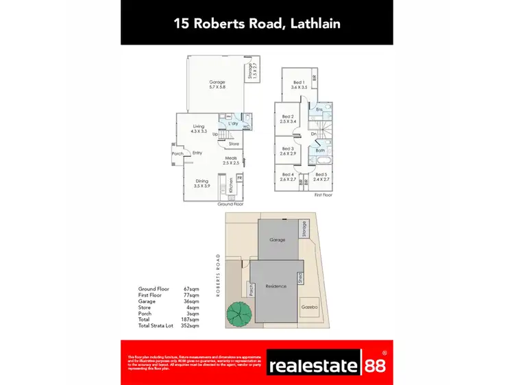 Floorplan of Homely house listing, 15 Roberts Road, Lathlain WA 6100