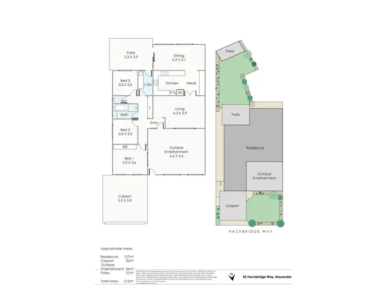 Floorplan of Homely house listing, 45 Hackbridge Way, Bayswater WA 6053