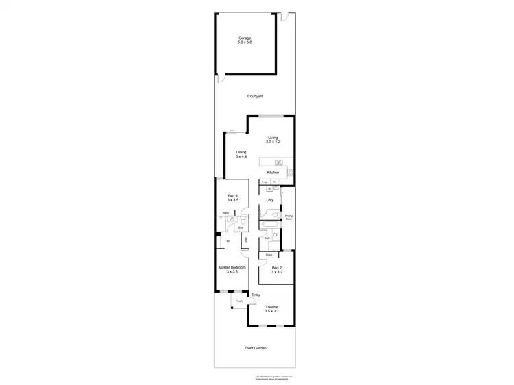 Floorplan of Homely house listing, 6 Henty Grove, Helena Valley WA 6056