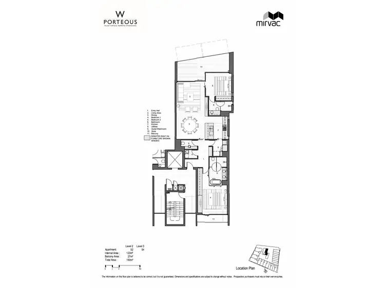 Floorplan of Homely apartment listing, 54/1 Freeman Loop, North Fremantle WA 6159