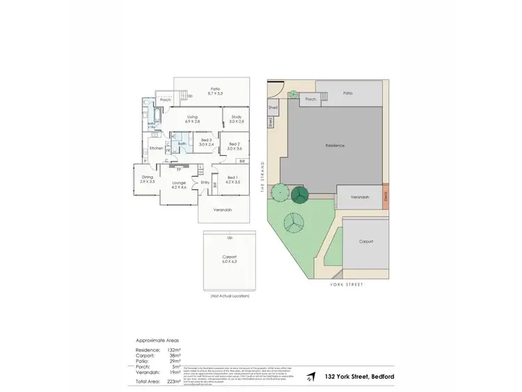 Floorplan of Homely house listing, 132 York Street, Bedford WA 6052