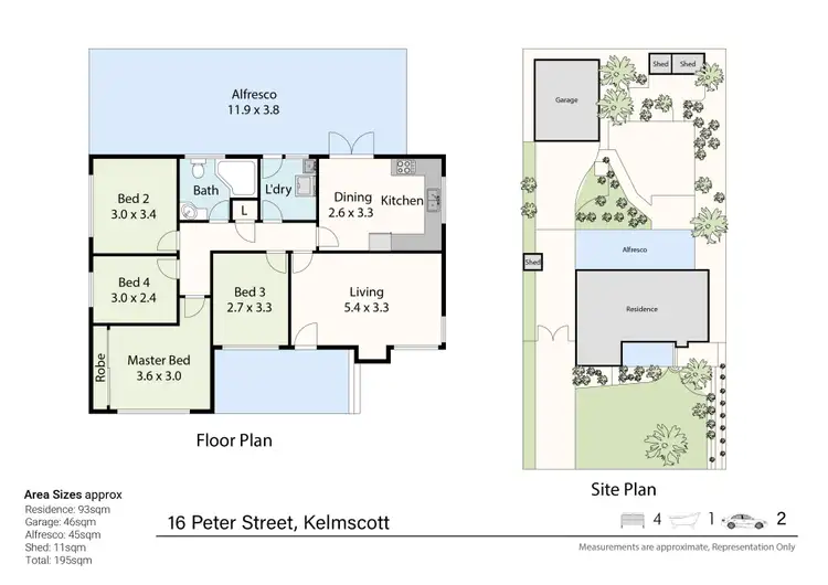 Floorplan of Homely house listing, 16 Peter Street, Kelmscott WA 6111