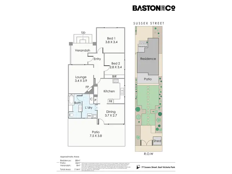 Floorplan of Homely house listing, 77 Sussex Street, East Victoria Park WA 6101