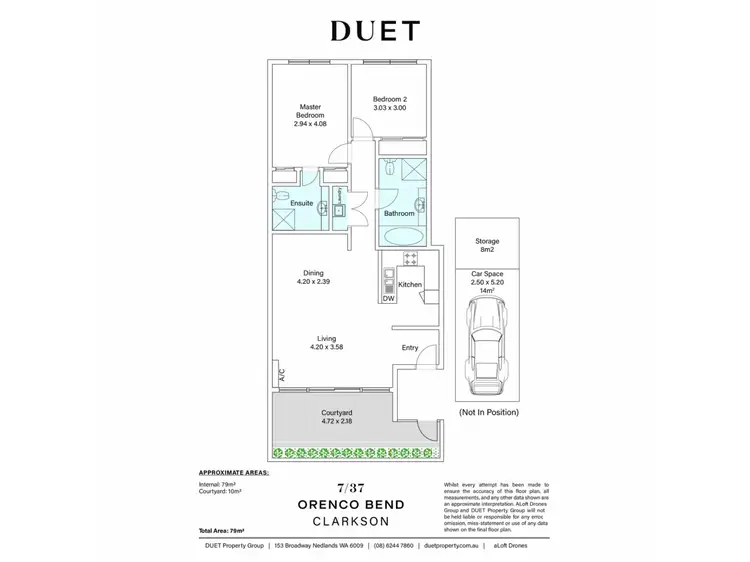 Floorplan of Homely house listing, 7/37 Orenco Bend, Clarkson WA 6030