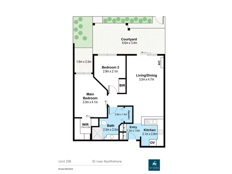 Floorplan of Homely retirement listing, 218/177 Dampier Avenue, Kallaroo WA 6025