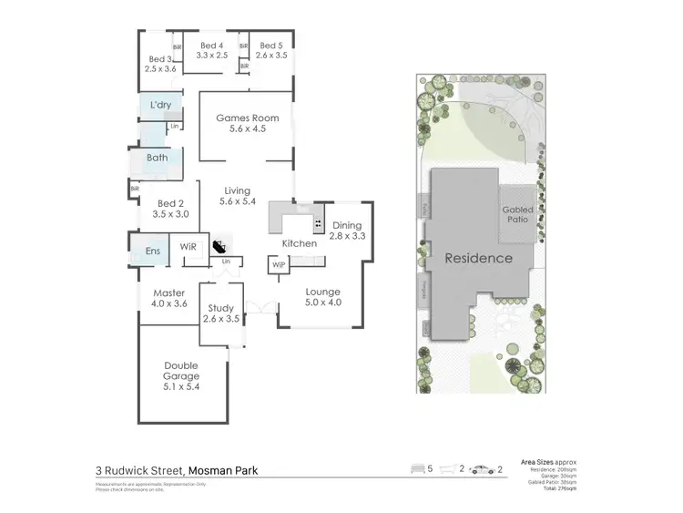 Floorplan of Homely house listing, 3 Rudwick Street, Mosman Park WA 6012