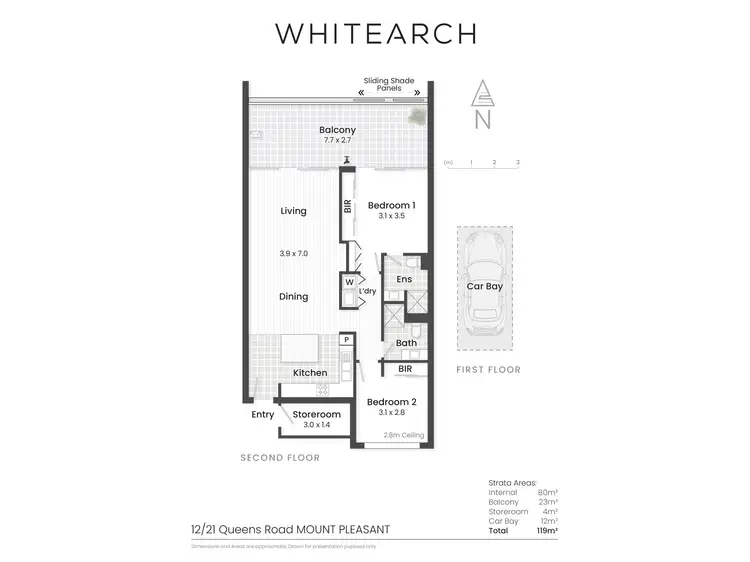Floorplan of Homely apartment listing, 12/21 Queens Road, Mount Pleasant WA 6153