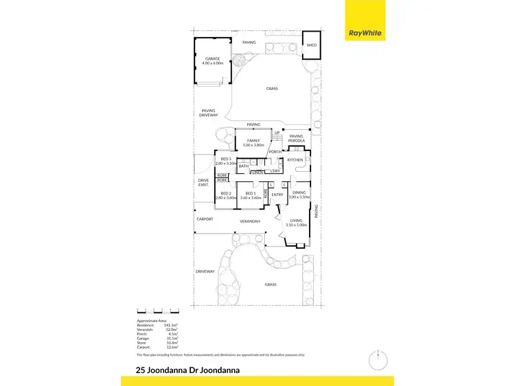 Floorplan of Homely house listing, 25 Joondanna Drive, Joondanna WA 6060