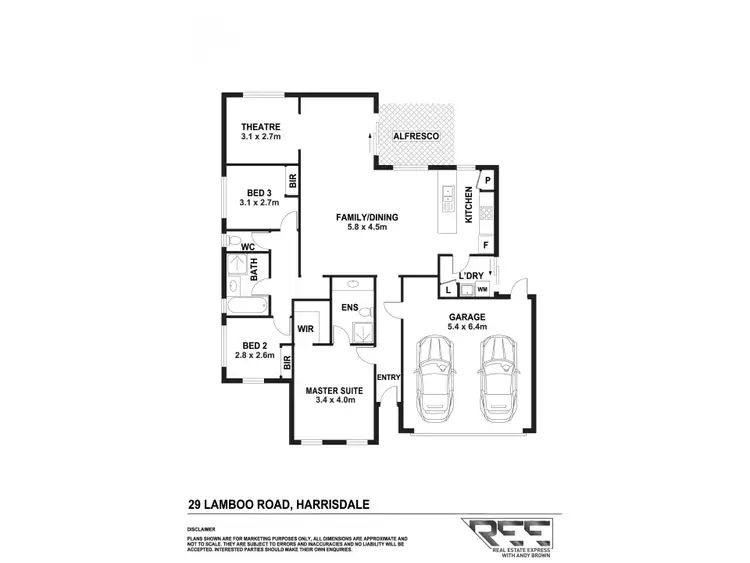 Floorplan of Homely house listing, 29 Lamboo Road, Harrisdale WA 6112