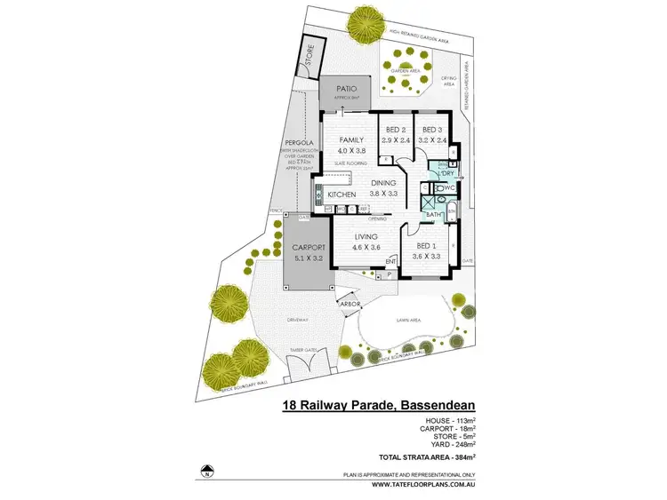 Floorplan of Homely house listing, 18 Railway Parade, Bassendean WA 6054