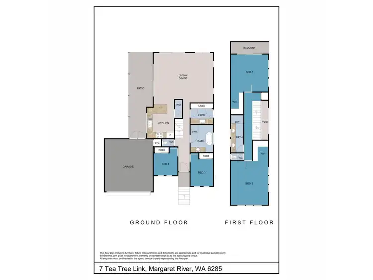 Floorplan of Homely house listing, 7 Tea Tree Link, Margaret River WA 6285
