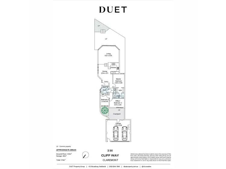 Floorplan of Homely house listing, 3/16 Cliff Way, Claremont WA 6010